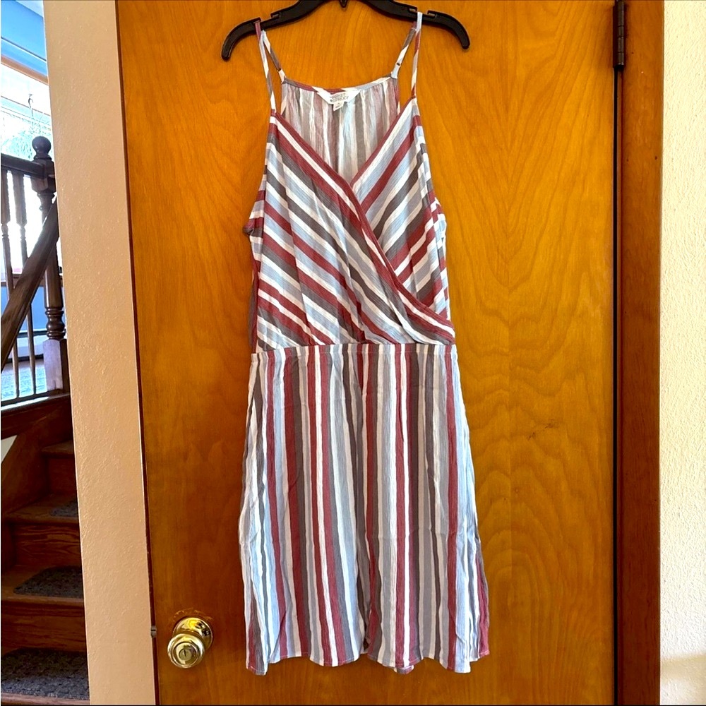 Market & Spruce Multicolor Striped Midi Dress